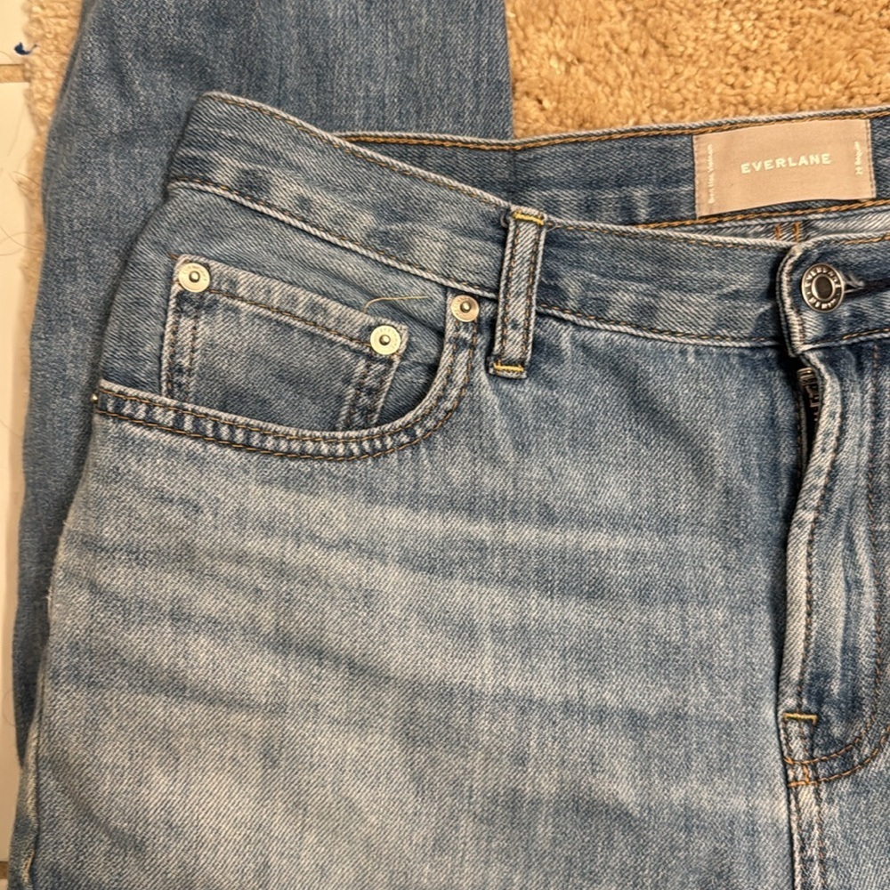EVERLANE💐Blue Straight Jeans with Classic Fit Size 29 - Picture 8 of 11